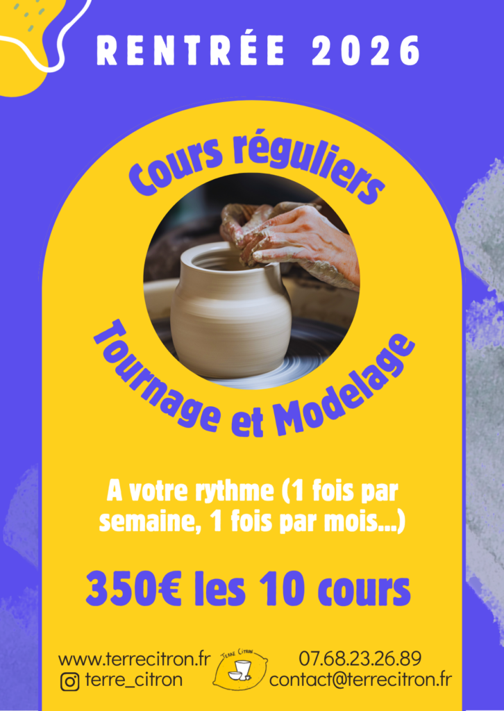 Cours de poterie régulier